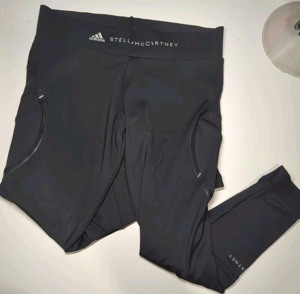 Adidas By Stella McCartney Athletic Leggings With Pockets Women's Medium Black